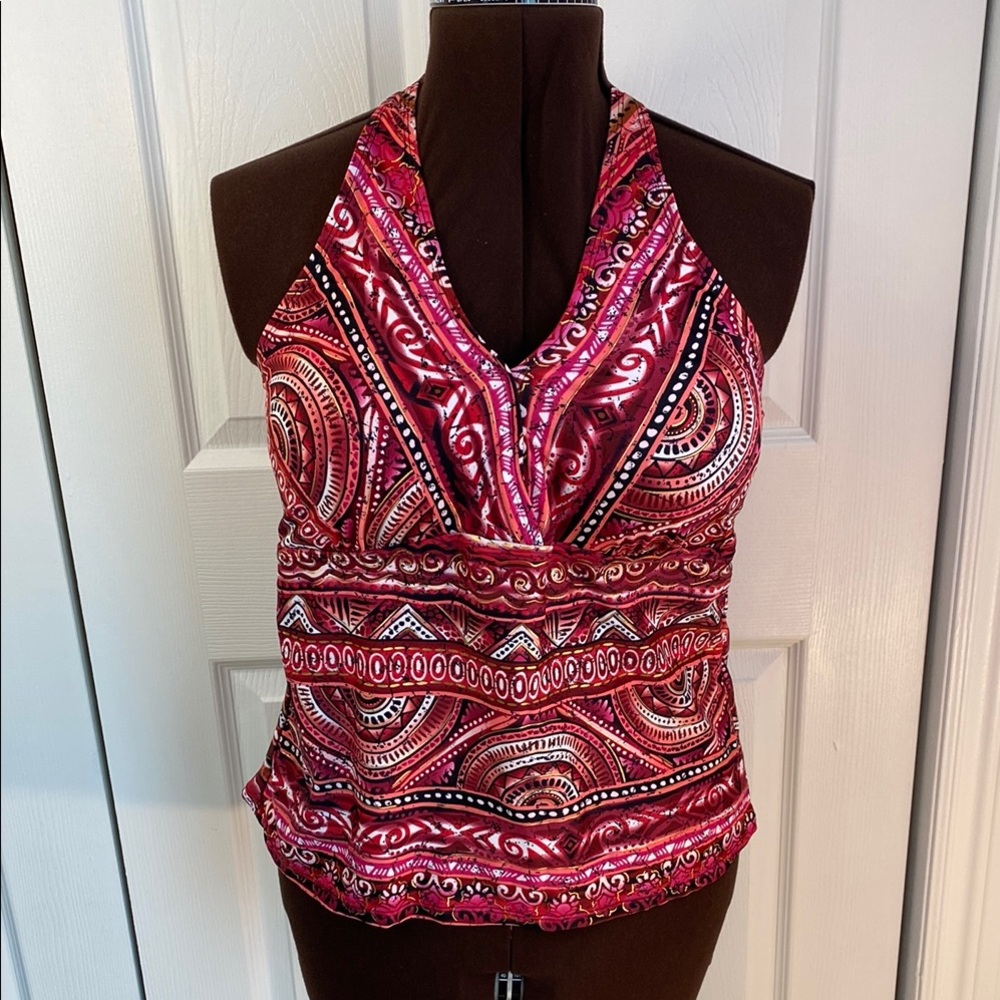 2 for $25 - Christina Halter Swim Tankini Bathing Suit Top, 16 Plus, NWOT